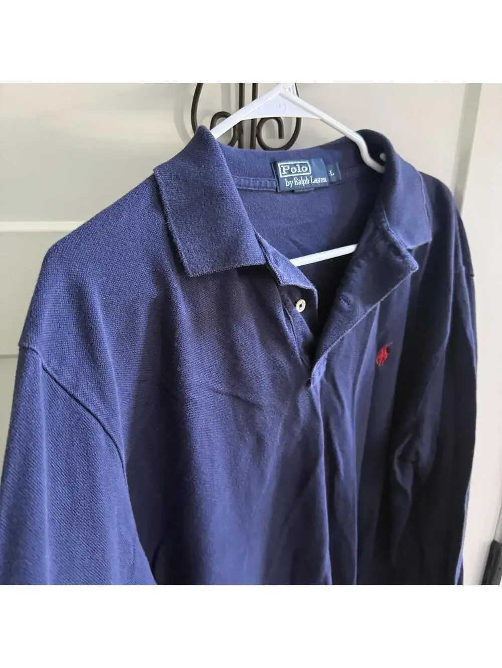 🐎 Polo Ralph Lauren Navy Long Sleeve Polo